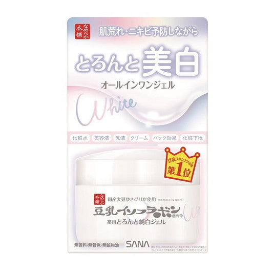Sana Namelaka Honpo Soy Isoflavone Rich Gel Medicinal Whitening N 100g