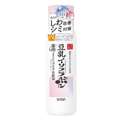 Sana Nameraka Honpo Soy Isoflavone Medicinal Wrinkle Lotion White 200ml