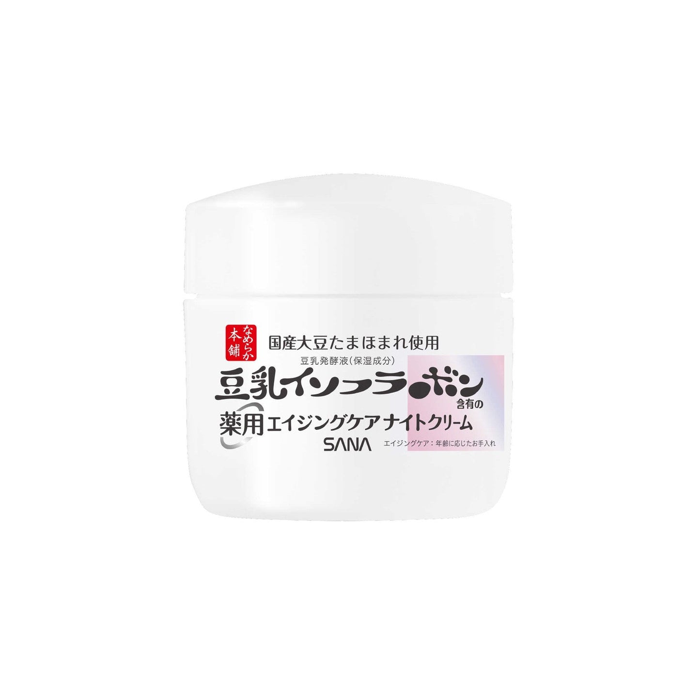 Sana Smooth Skin Soy Isoflavone Medicated Wrinkle Night Cream White 50g