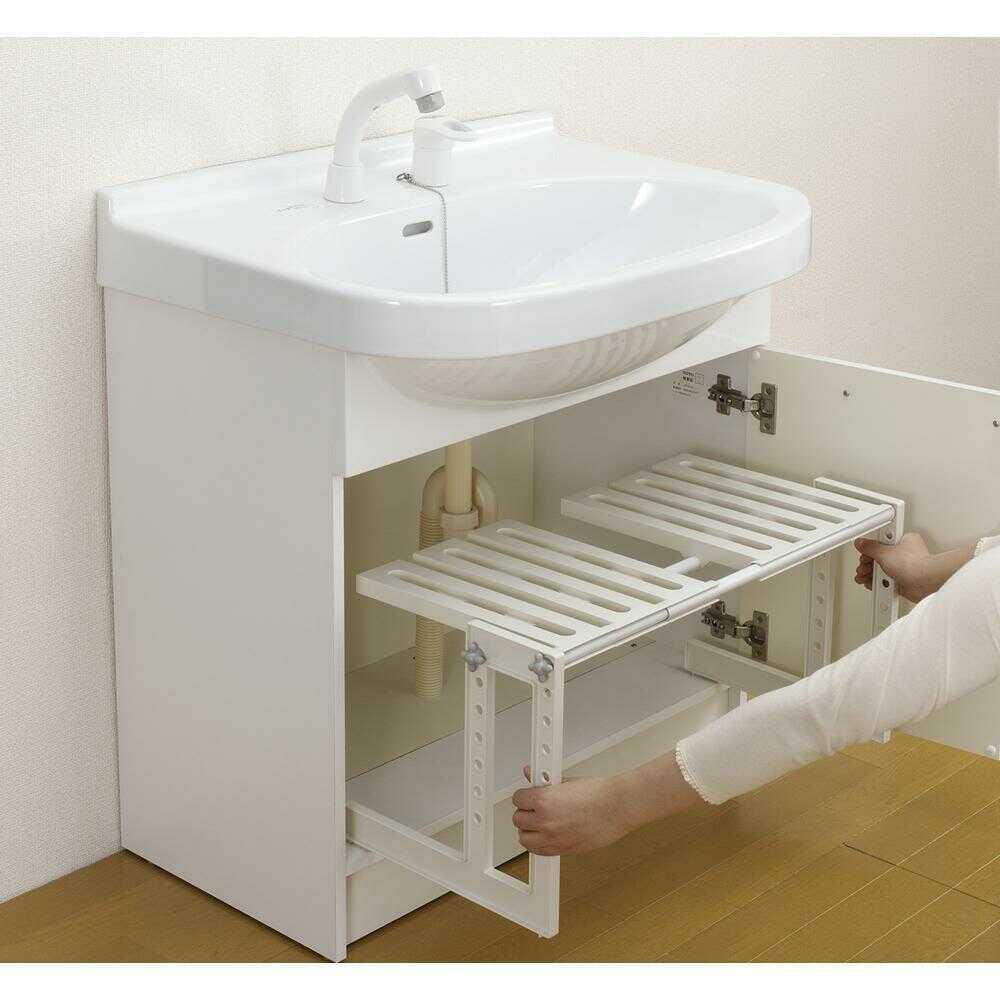 Shinkoh Under-Sink Free Rack 1 Tier Expandable
