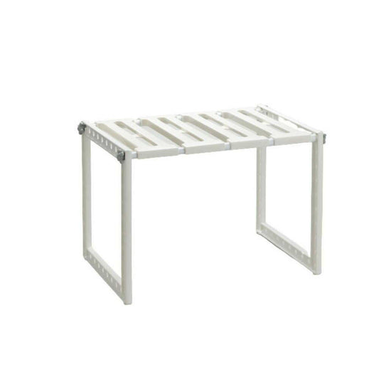 Shinkou Under-Sink Free Rack Adjustable Type S White