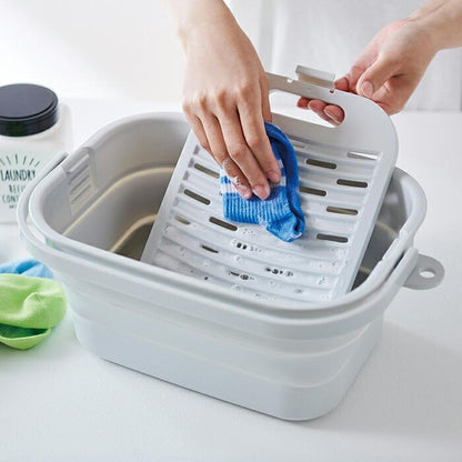 Ise Toh Foldable Soaking Wash Bucket White