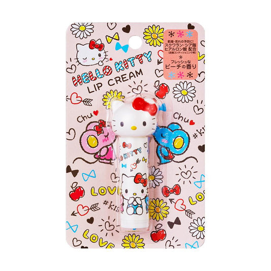 Hello Kitty Die-Cut Lip Cream Fresh Peach Scent 1 Piece