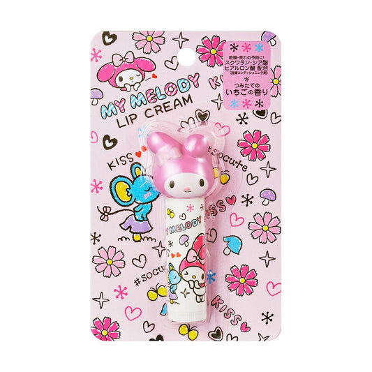 My Melody Die-Cut Lip Cream Fresh Strawberry Scent 1 Piece