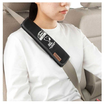 Bonform Snoopy Nature Seat Belt Pad BK 7242-16BK