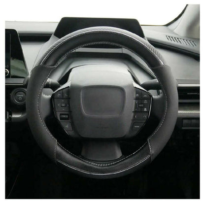 Bonform FT Line Steering Wheel Cover SS35-36.4cm Black 6763-04BK