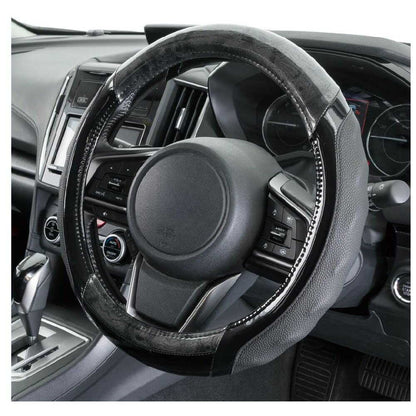 Bonform Grip Wood Steering Wheel Cover S Black 6768-01BK