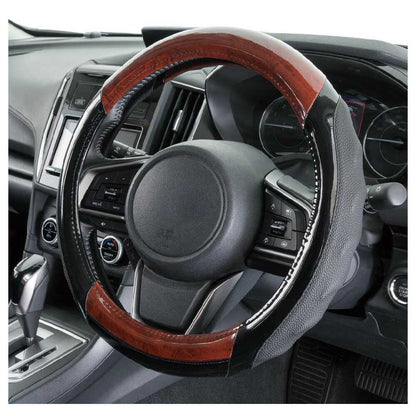 Bonform Grip Wood Steering Wheel Cover S Brown 6768-01BR