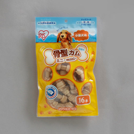 Iris Ohyama Bone-Shaped Gum Mini (16 pieces)