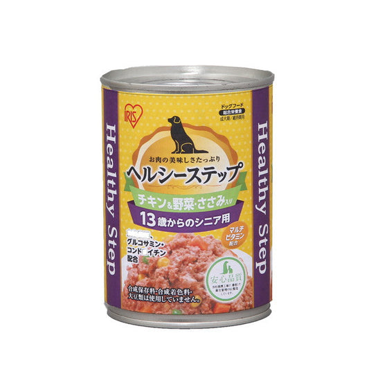 Iris Ohyama Healthy Step Chicken & Chicken Breast & Vegetables for Dogs Over 13 Years