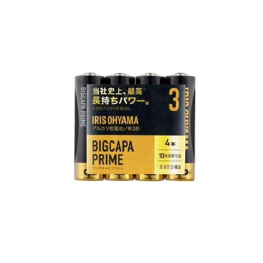 Iris Ohyama Alkaline Battery BIGCAPA PRIME AA -LR6BP/4P