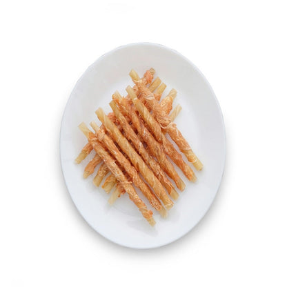Iris Ohyama Chicken-Wrapped Jerky Gum 80 Sticks