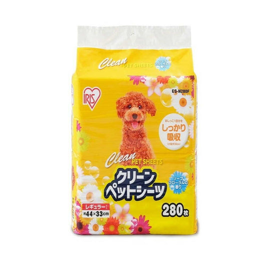 Iris Ohyama Scented Clean Pet Pads Regular 280 Sheets