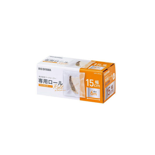 Iris Ohyama Vacuum Sealer Roll 15cm x 600cm VPF-R156
