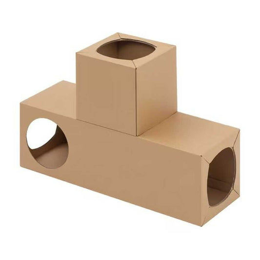Iris Ohyama Cat Tunnel T-Shaped Single P-NTTT