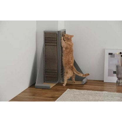 Iris Ohyama Scratching Post with File Brown