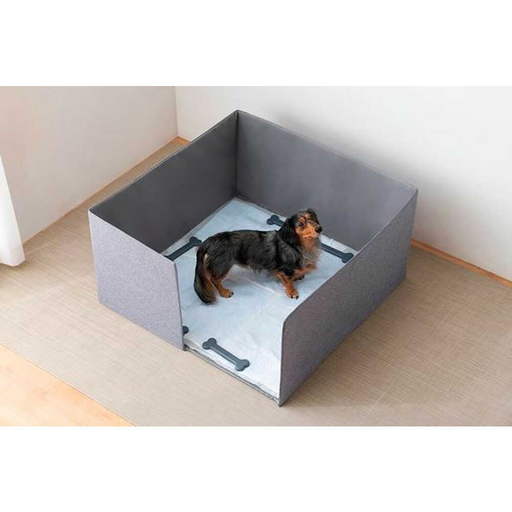 Iris Ohyama Pet Toilet Circle Gray