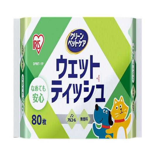 Iris Ohyama Pet Wet Wipes 1P