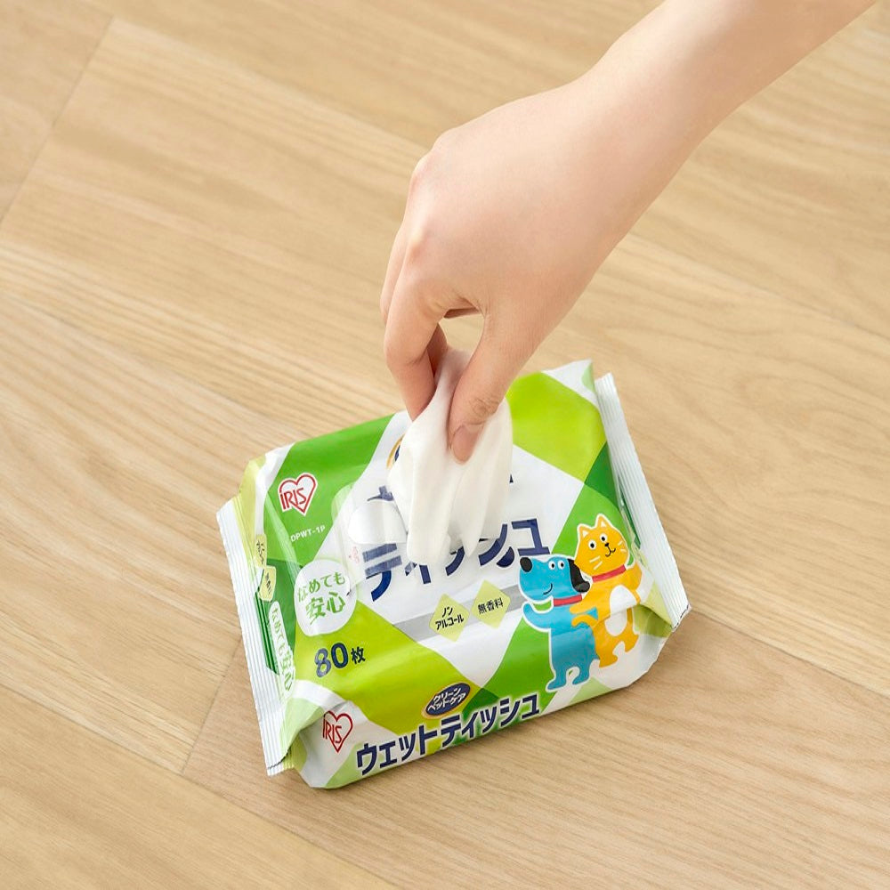 Iris Ohyama Pet Wet Wipes 1P