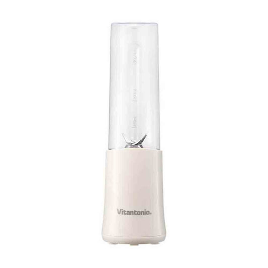 Vitantonio Mini Bottle Blender 280ml Compact Design Ice Compatible Ivory VBL-7-I