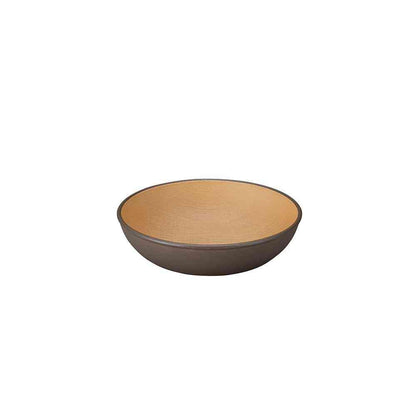 Kano EARTH COLOR Antibacterial Round Plate S Dark Brown