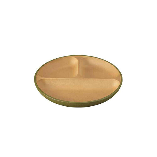 Kano EARTH COLOR Antibacterial Lunch Plate S Olive