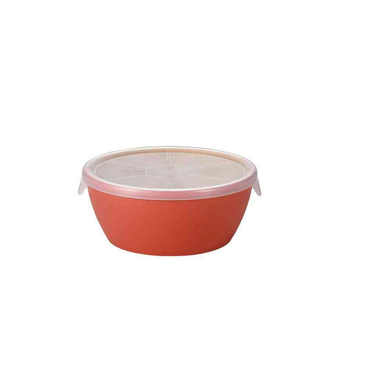 Kano EARTH COLOR Antibacterial Wrap-Free Bowl Red