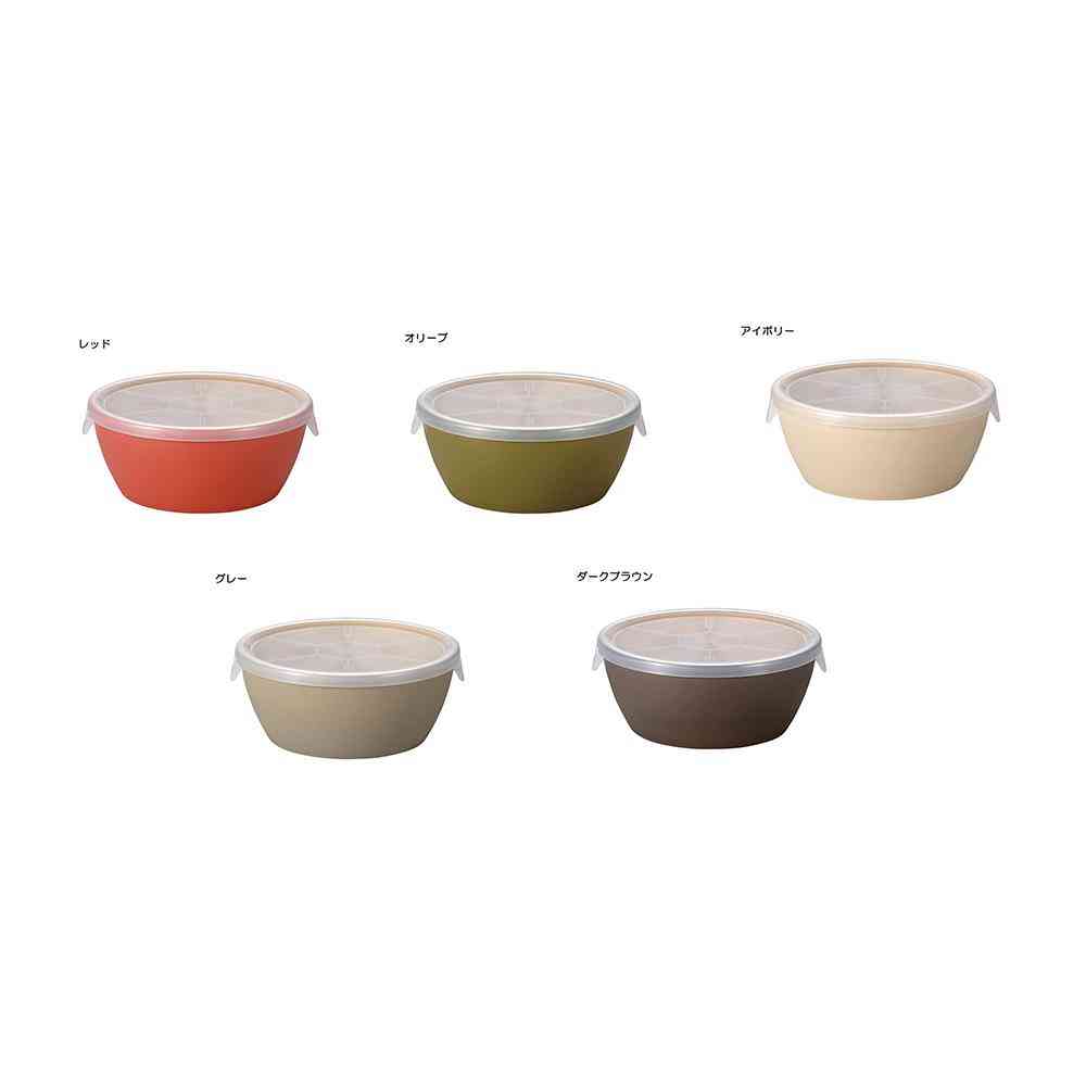 Kano EARTH COLOR Antibacterial Wrap-Free Bowl Gray