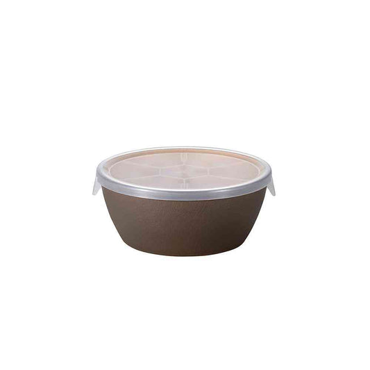 Kano EARTH COLOR Antibacterial Wrap-Free Bowl Dark Brown