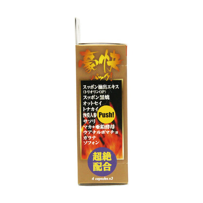 Hosen-do Sugojyu Powerful 3 Days Pack 4 Capsules x 3 Packs