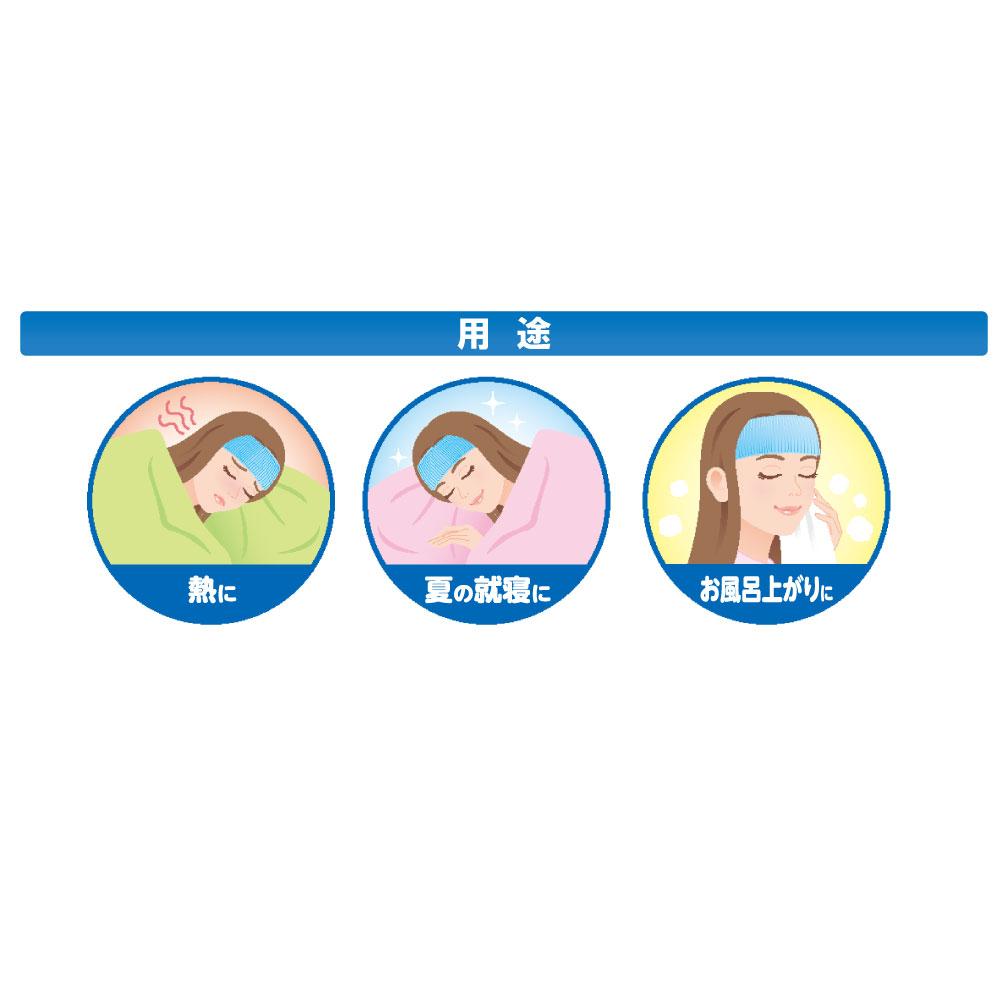 Kenyu Head Cool Hair Band Type IIIA HCB3A48 Cover 1, Gel Pack 2