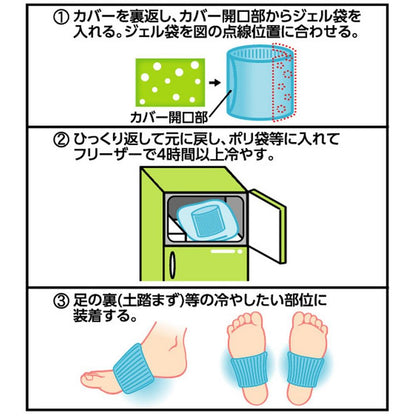 Kenyu Tarakusan A AR2A48 1 Pair Set (Covers x 2, Gel Bags x 2)