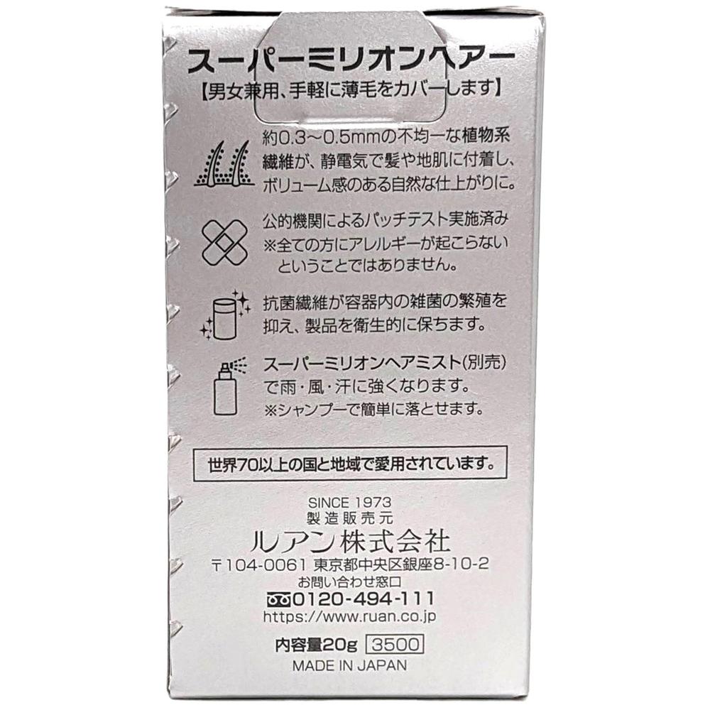 Super Million Hair Black 20g