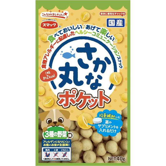 Smack Sakana Maru Three Vegetable Flavor 40g