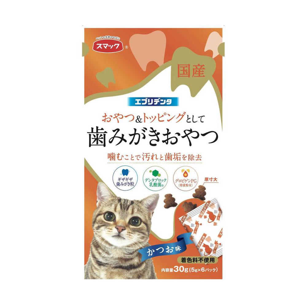 Smack Everyday Dental Cat Treats Bonito Flavor 30g