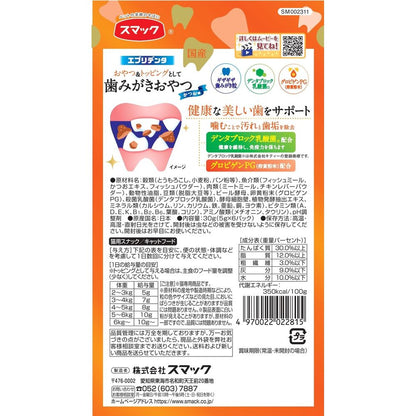 Smack Everyday Dental Cat Treats Bonito Flavor 30g