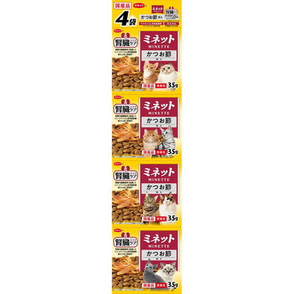 Smack Minette 4-Pack - Kidney Care with Bonito Flakes 140g (35g x 4)