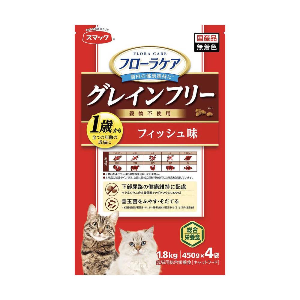 Smack Flora Care CAT Fish Flavor 1.8kg