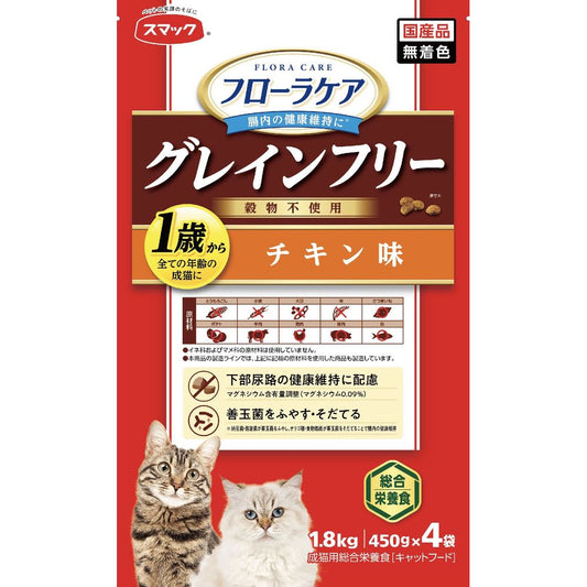Smack Flora Care CAT - Chicken Flavor 1.8kg