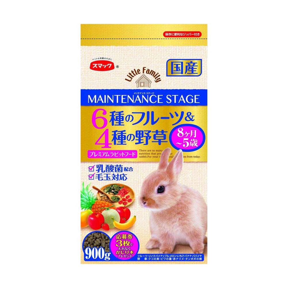 Smack Little Family Maintenance Stage - 6 Fruits and 4 Wild Grasses 900g