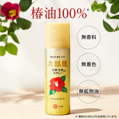 Oshima Tsubaki Shiny Spray 100% Camellia Oil 140g