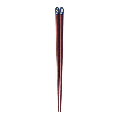 Ishida Chopsticks Kinza Usagi Blue 23cm