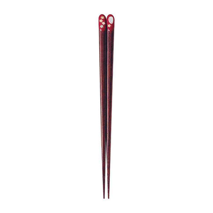 Ishida Chopsticks Kinza Usagi Vermilion 20.5cm