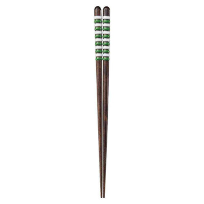 Ishida Dishwasher Safe Chopsticks Candy Roll Green 23cm
