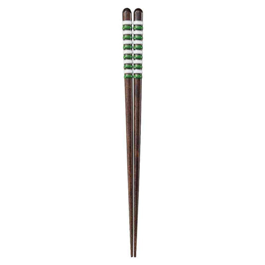 Ishida Dishwasher Safe Chopsticks Candy Roll Green 23cm