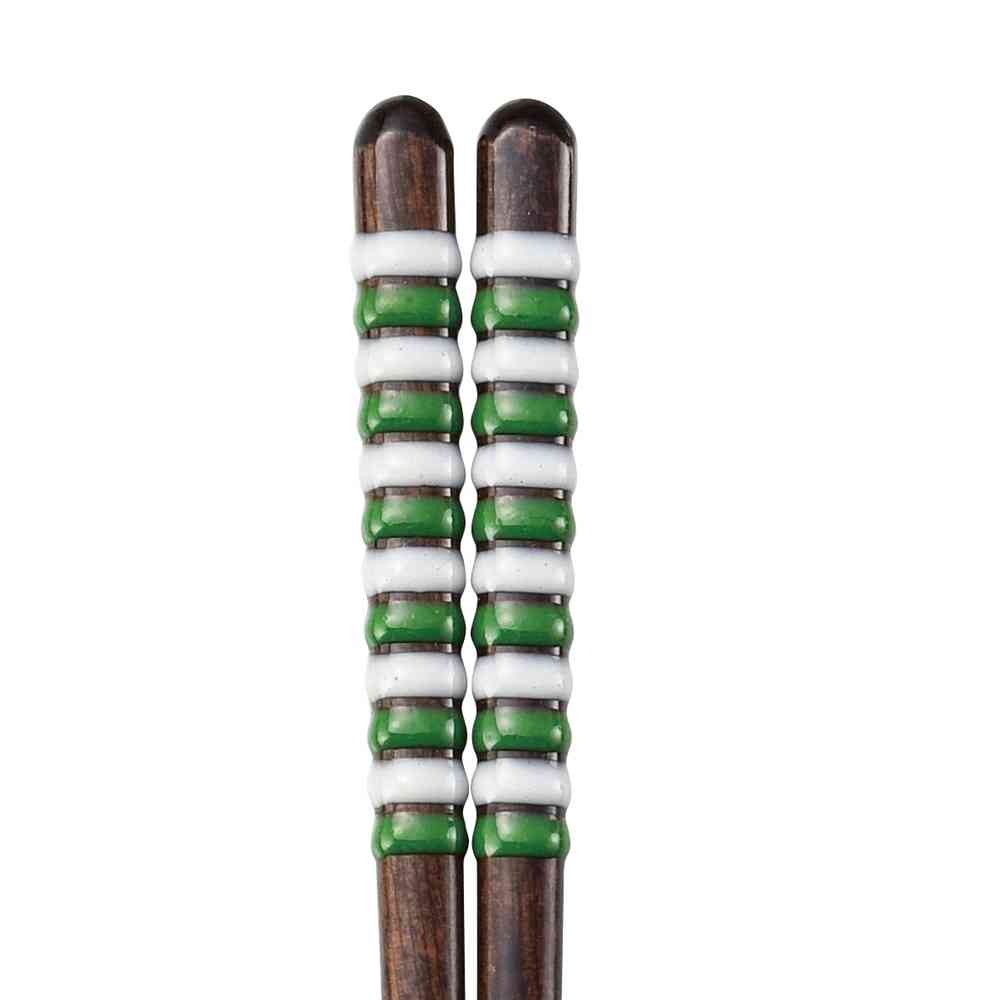 Ishida Dishwasher Safe Chopsticks Candy Roll Green 23cm