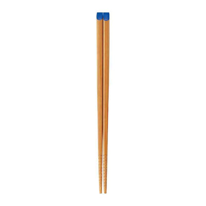 Ishida Chopsticks Susutake Tenpei Head Color Blue 22.5cm