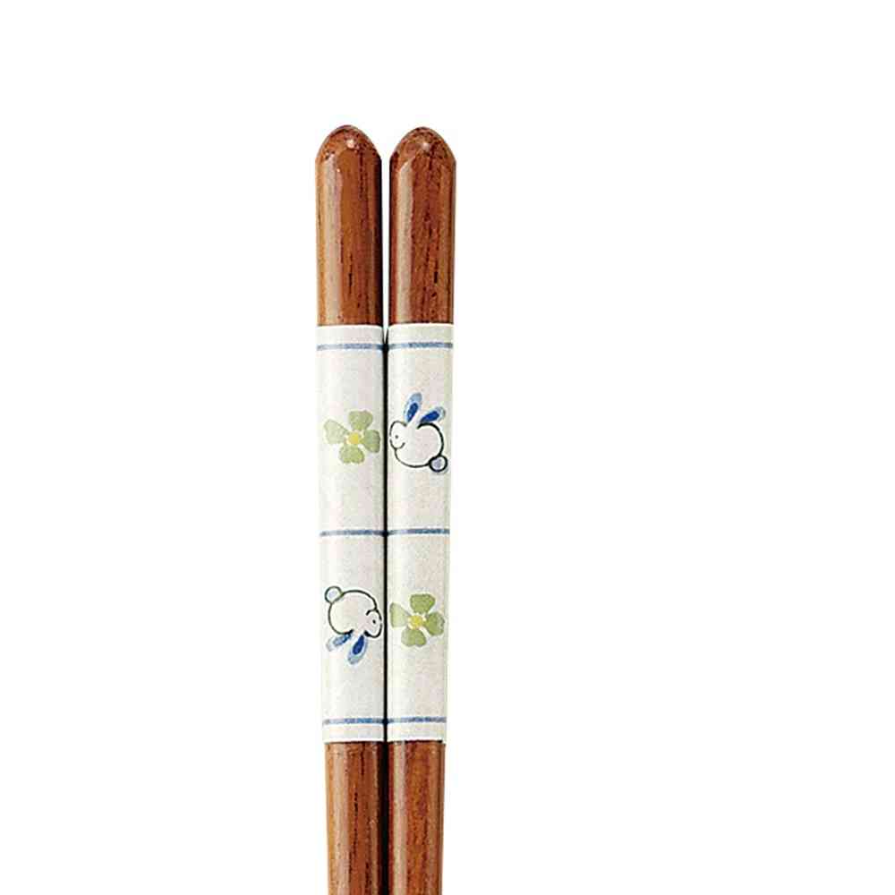 Ishida Dishwasher Safe Chopsticks Usagi Komon 23cm 1 Pair