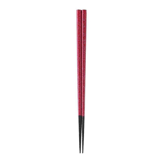 Ishida Chopsticks Kirara Glitter Red 23cm