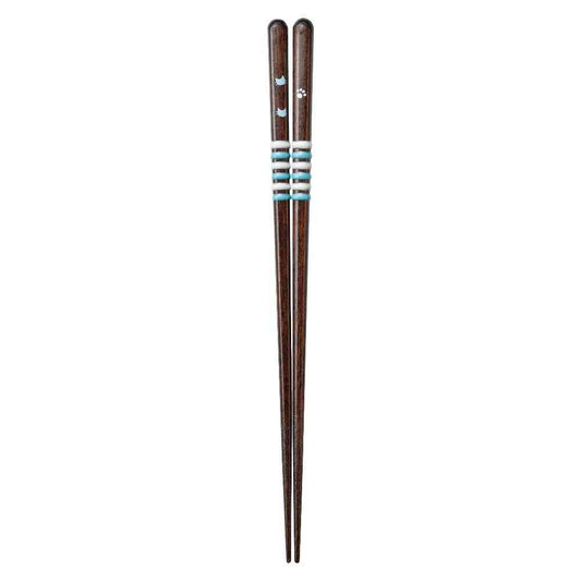 Ishida Dishwasher Safe Chopsticks Cat Design 23cm (1 pair)